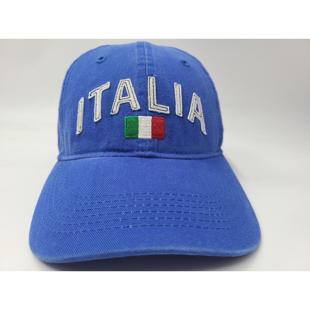 Italia Anoma Adjustable Hat Cap Cotton Italy Casual Baseball Dad Men Women Blue - Picture 2 of 13
